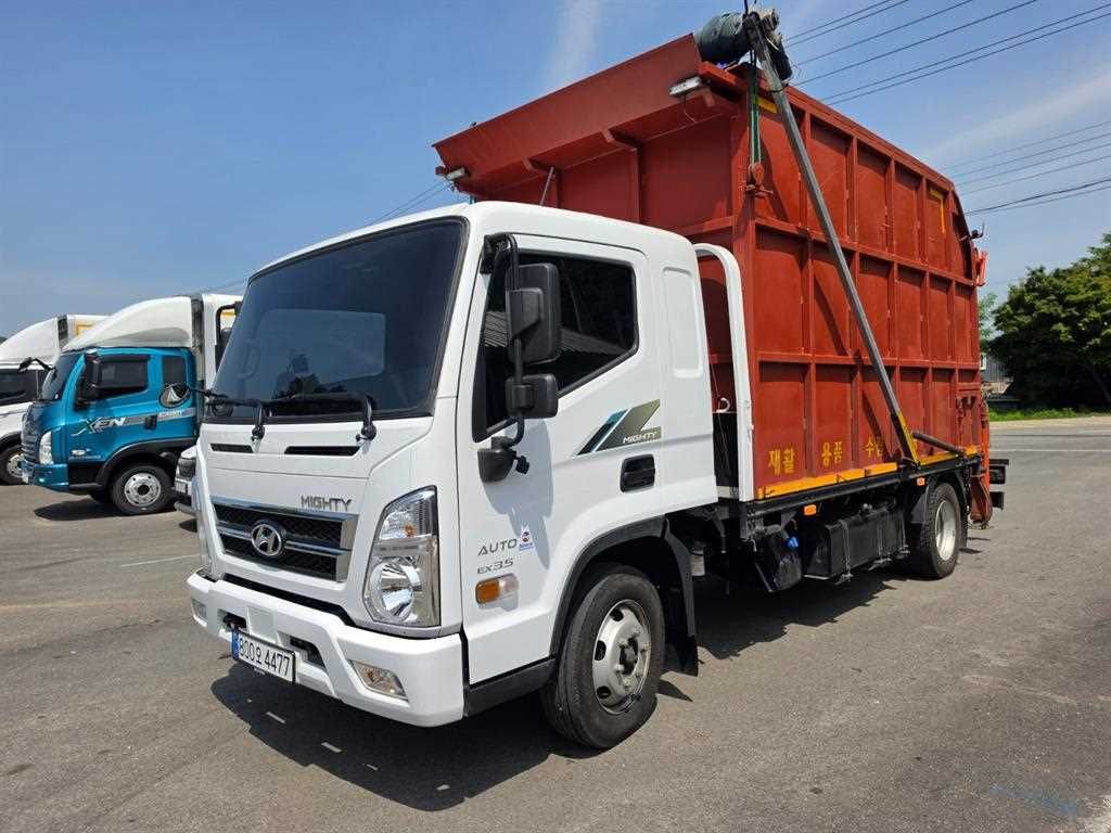 현대 마이티 EX3.5 5톤 집게차 2026년식 5천km 오토 무사고 중고화물차