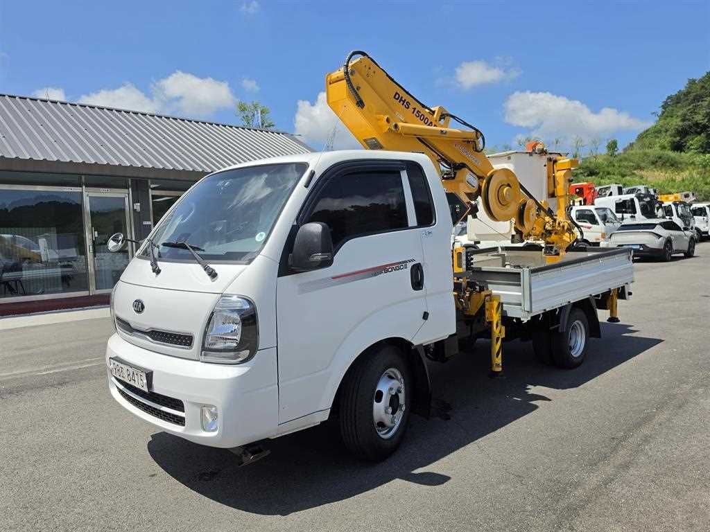 기아 봉고3 1.2톤 고소작업차 동해 15AP 바가지차 2022년식 40,877km 무사고 중고화물차